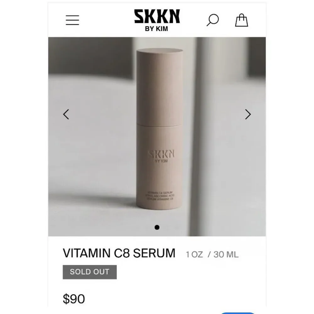 SKKN by Kim Vitamin C8 Serum 1oz Brightening Anti-Aging Unisex